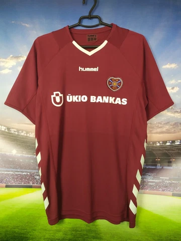 Heart Of Midlothian Training Jersey Football Shirt Hummel Mens Size M Cover