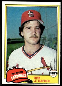 1981 Topps John Littlefield Rookie St. Louis Cardinals #489