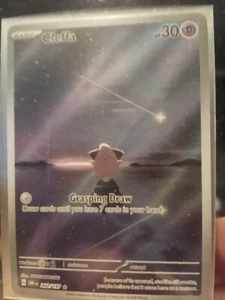 Pokemon Scarlet & Violet Obsidian Flames Cleffa 202/197 - Illustration Rare NM - Picture 1 of 5