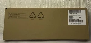HP UK USB Wired Black Smart Card Keyboard KUS1206 700847-031 701671-031 - Picture 1 of 2