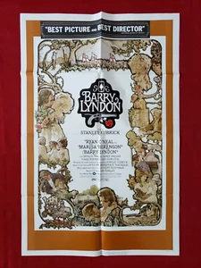 BARRY LYNDON * 1975 ORIGINAL FILMPLAKAT KUNSTSTIL STANLEY KUBRICK RYAN O'NEAL - Bild 1 von 9