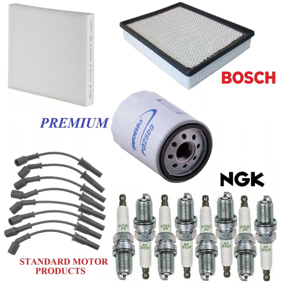 Tune Up Kit Filters Wire Spark Plug For CHEVROLET SUBURBAN V8 5.3L 2015-2020 - Image 1 of 1