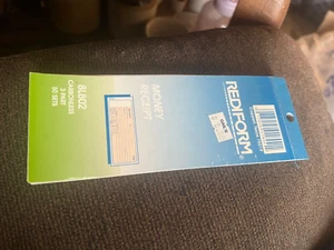 VINTAGE Rediform Small Money Receipt Book 5 x 2 3/4 Carbonless 50 Sets/Book - Picture 1 of 2
