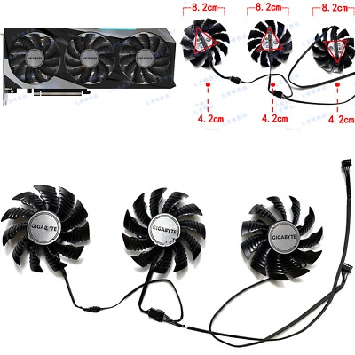 Cooling Fan Replace Part for GIGABYTE RTX3070 3070ti 8GB Gaming OC Graphics Card - Image 1 of 4