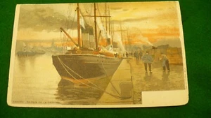 Anvers Bassin de la Campine postcard J.L. Goffart Brux A1-2 - Picture 1 of 2
