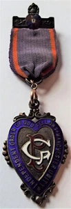 IOOF MU HALLMARKED SILVER Antique Breast Jewel Independent Order Odd Fellows - Picture 1 of 8
