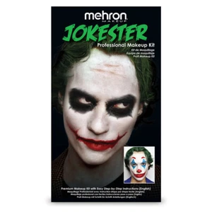 Mehron Evil Joker J Character Villian Professional Make Up Costume Kit KMP-EJ - Picture 1 of 5