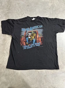 Vintage 90’s Gun Control Shirt Large - Picture 1 of 4