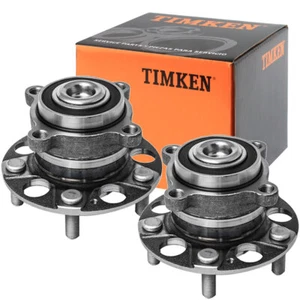 Timken Rear Wheel Hub Bearing Set For 09-14 Acura TSX 08-12 Honda Accord 5lug - Picture 1 of 7