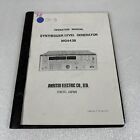 ANRITSU Electric Model MG443B Synthesizer/Level Generator Operation Manual