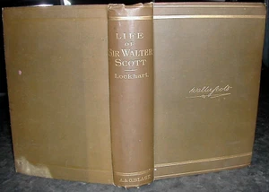 Life of SIR WALTER SCOTT : J G Lockhart 1871 HB Waverley Novels Scottish Author - Picture 1 of 1