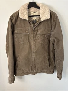 Abrigo Chaqueta American Rag Para Hombre Pana Sherpa Forrado Cremallera Talla M - Imagen 1 de 16