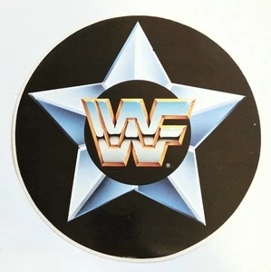 NOS WWF Superstars Side Art Decal Sticker Arcade Gaming Vintage ORIGINAL - Picture 1 of 3