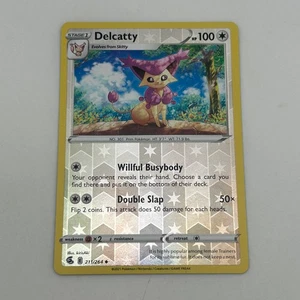 Pokémon - Delcatty - Sword & Shield Fusion Strike 211/264 Reverse Holo - Picture 1 of 8