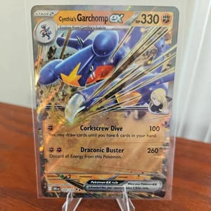 Cynthia's Garchomp ex 104/182 Pokémon Sv10: Destined Rivals (English) IN HAND - Picture 1 of 3