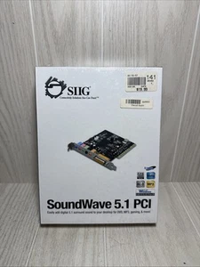 SIIG ATF2420X SoundWave 5.1 PCI NEW SEALED Vintage - Picture 1 of 2
