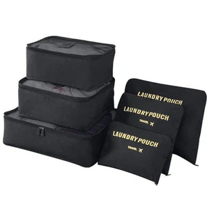 Packing Cubes 6 pieces Travel Accessories Travel Luggage Packing Organizers B... - Picture 1 of 6