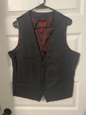 Alfani Men’s Vest Waistcoat M Charcoal - Image 1 of 3