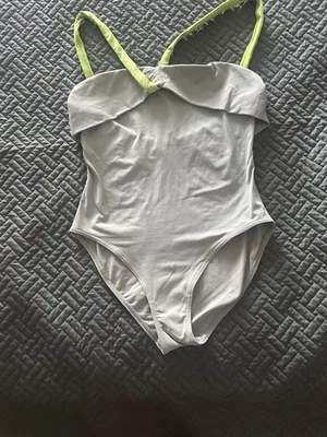 Eres Grey Amnesie swimsuit with contrast straps. FR 44/US12/UK16 Pre-owned - Image 1 of 4