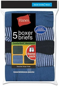 Hanes Boy's 5 Pack Comfortsoft Boxer Brief - Colors May Vary - Picture 1 of 1