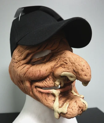 Gross Sludgy Old Man Mucos - Zagone Studios "Snot Your Problem" Handmade Mask - Image 1 of 4