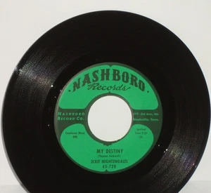 Dixie Nightengales My Destiny 45 Funk Soul Gospel US Now I Lay Me Down To Sleep - Picture 1 of 2