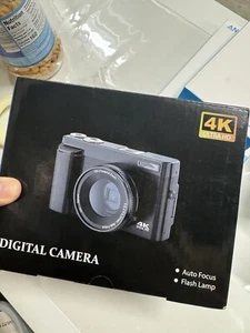 4K Digital Camera for Photography & Video Autofocus 48MP 2 Batteries NEW - Picture 1 of 12