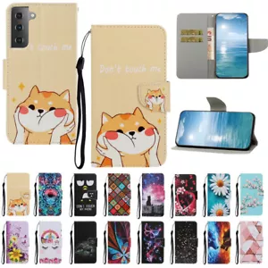Flip PU Leather Case for Samsung Galaxy S23 Ultra Plus A14 Wallet Phone Cover - Picture 1 of 38