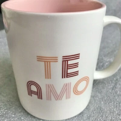 Taza de café "Te Amo", "Te amo" Room Essentials gres 14 oz N Foto 1 de 4