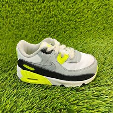 Nike Air Max 90 Volts Toddler Size 7C Gray Athletic Shoes Sneakers CD6868-101