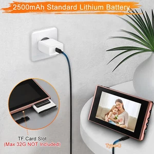 2Mp Door Viewer Camera 1080P 4.5In Screen Pir Detection Smart Peephole Cam IDS - Picture 1 of 12