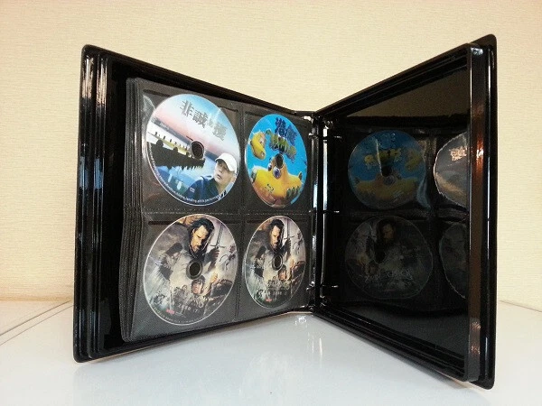 1张80CD/DVD专辑带外套艺术品,黑色,顶级品质PS3R-80CD — 第 1/1 张图片