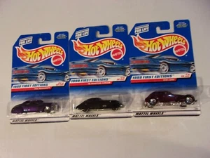 Hot Wheels '98 1st Ed TAIL DRAGGER + '99 1st EdS '38 PHANTOM CORSAIR & 1936 CORD - Foto 1 di 6