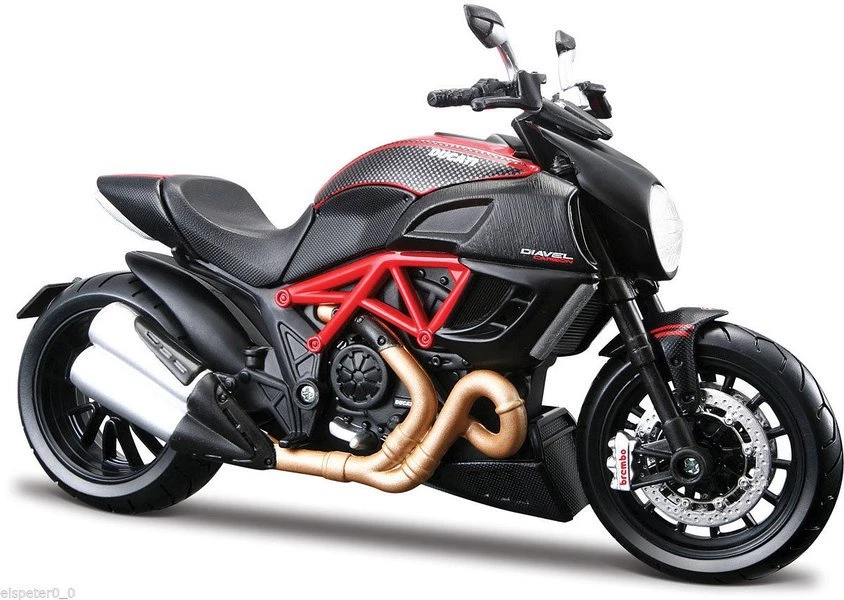 Maisto 31196 Ducati Diavel Carbon Bike 1/12 Motorcycle Model