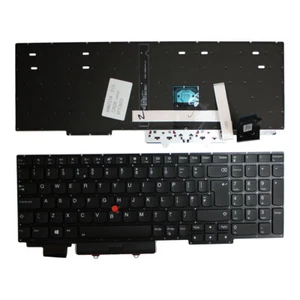 UK Layout With Pointer Backlit Black Keyboard For Lenovo ThinkPad E15 - Picture 1 of 1