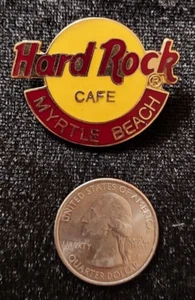 PIN GRANDE HARD ROCK CAFÉ MYRTLE BEACH LOGOTIPO CLÁSICO - Imagen 1 de 2