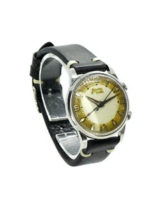 Bulova wrist watch with alarm, manual wind - Picture 1 of 9