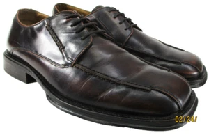 Franco Fortini Herren Leder Oxford Schuhe Braun Größe 8,5 Stil 324001 Hergestellt in Indien - Bild 1 von 9