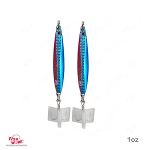 Plantilla de francotirador Colt 2 piezas rosa azul 1 oz 28 g fundición lenta jigging 3561D-DT gancho mustad - Imagen 1 de 8