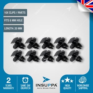 Protector contra salpicaduras forro arco rueda remaches para Citroen Peugeot Renault Fiat -10X - Imagen 1 de 12