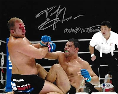 Fedor Emelianenko & Antonio Rodrigo Nogueira Signed 8x10 Photo BAS COA Pride FC - Image 1 of 4