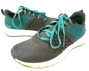 Reebok Womens Size 7 Running Shoes Sneakers Gray Teal Lightweight 119381629 - Picture 1 of 12