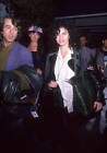 Singer Alannah Myles arrives from New York City on February 20- 1991 Old Photo 3
