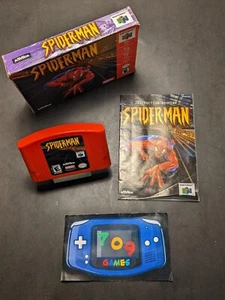 Spider-Man (Nintendo 64, 2000) N64 CIB COMPLETE - Picture 1 of 7