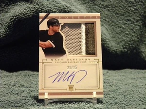 MATT DAVIDSON 2014 National Treasures #21/25 Rookie Silhouette OC Autograph GOLD - Picture 1 of 4