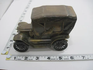 G OLD VINTAGE BANK SAVINGS BANK OLD CAR BANK PIGGY BANK - Picture 1 of 4