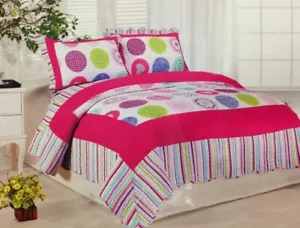 Cotton Bette Chic Premium Quilt Set 3 Pcs, Reversible - Picture 1 of 8