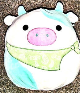 Squishmallow 12 Zoll Belana die blaue Kuh weiches Stofftier Plüschtier Spielzeug 2021 EX CLEAN - Bild 1 von 2