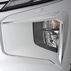 Mitsubishi L200 Series 6 2019 On Front Fog Light Covers - Chrome - Picture 1 of 2