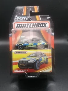 Matchbox BMW M5 Police Black Best of Matchbox sealed on card. Hard to find, rare - Picture 1 of 2